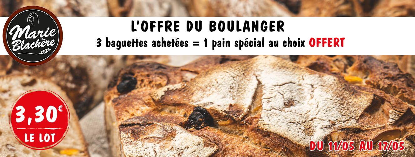 OFFRE DU BOULANGER