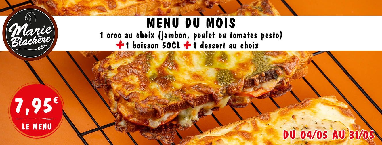 MENU DU MOIS