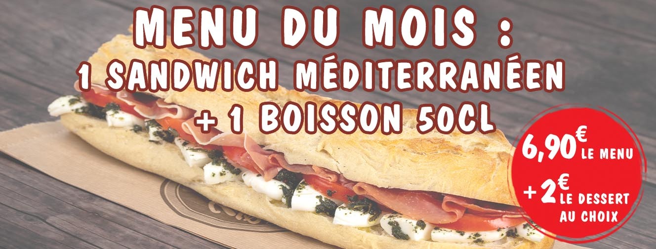 MENU DU MOIS :