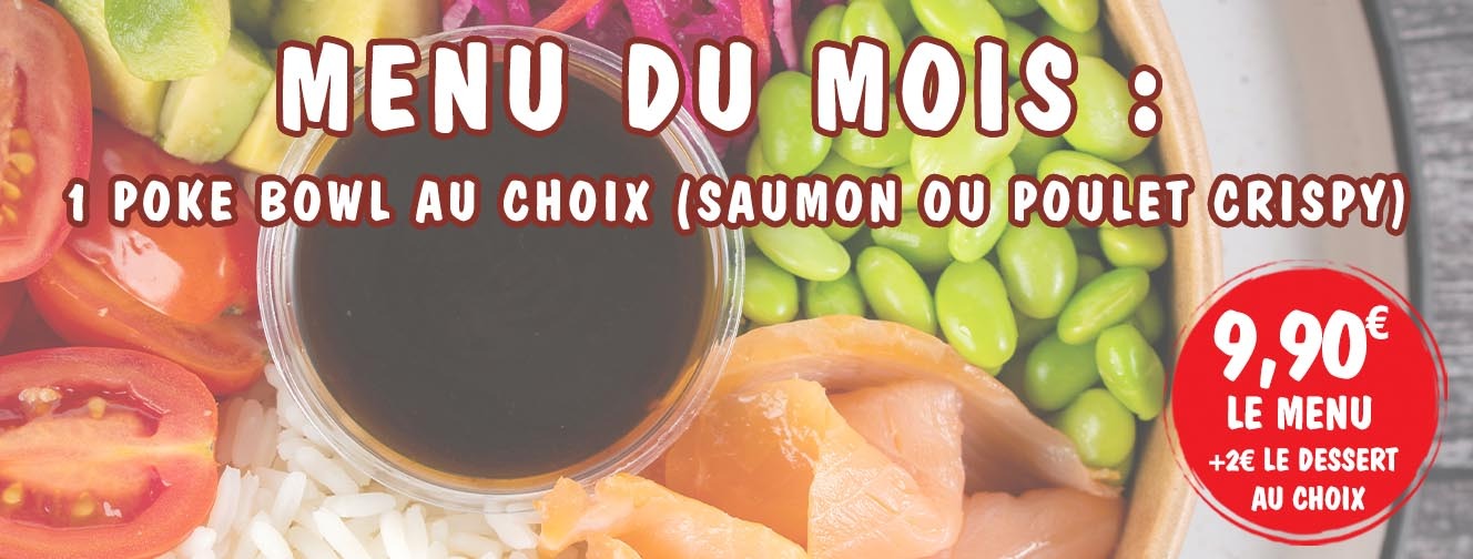 MENU DU MOIS :