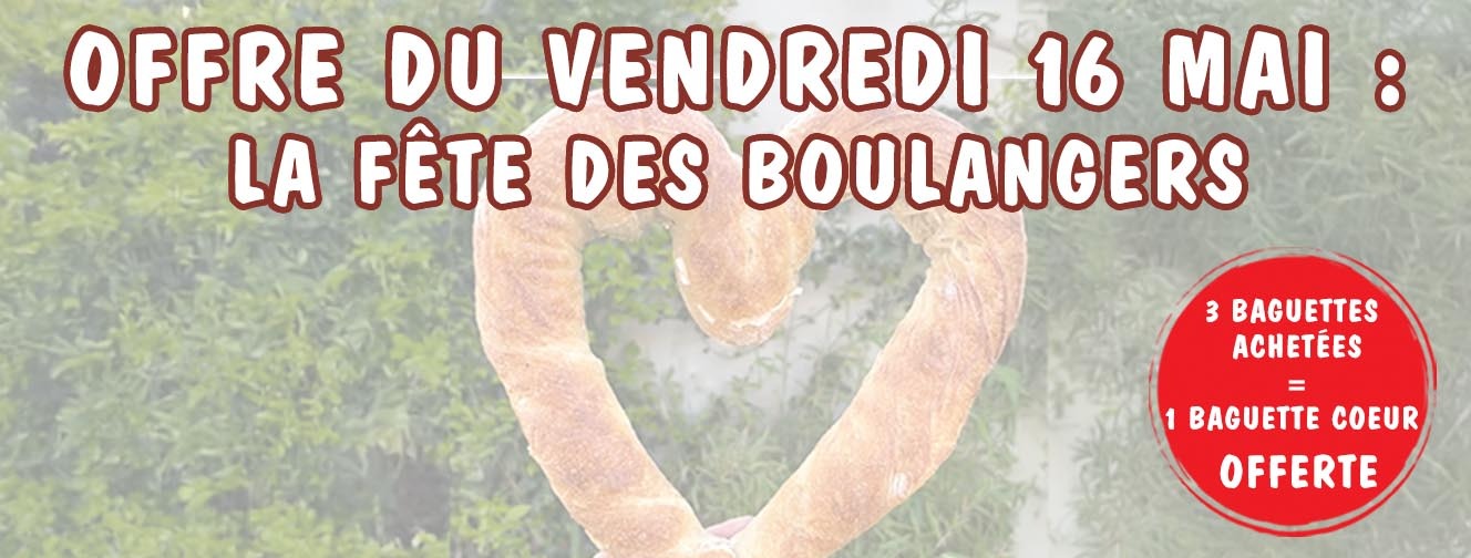 OFFRE DU VENDREDI 16 MAI :