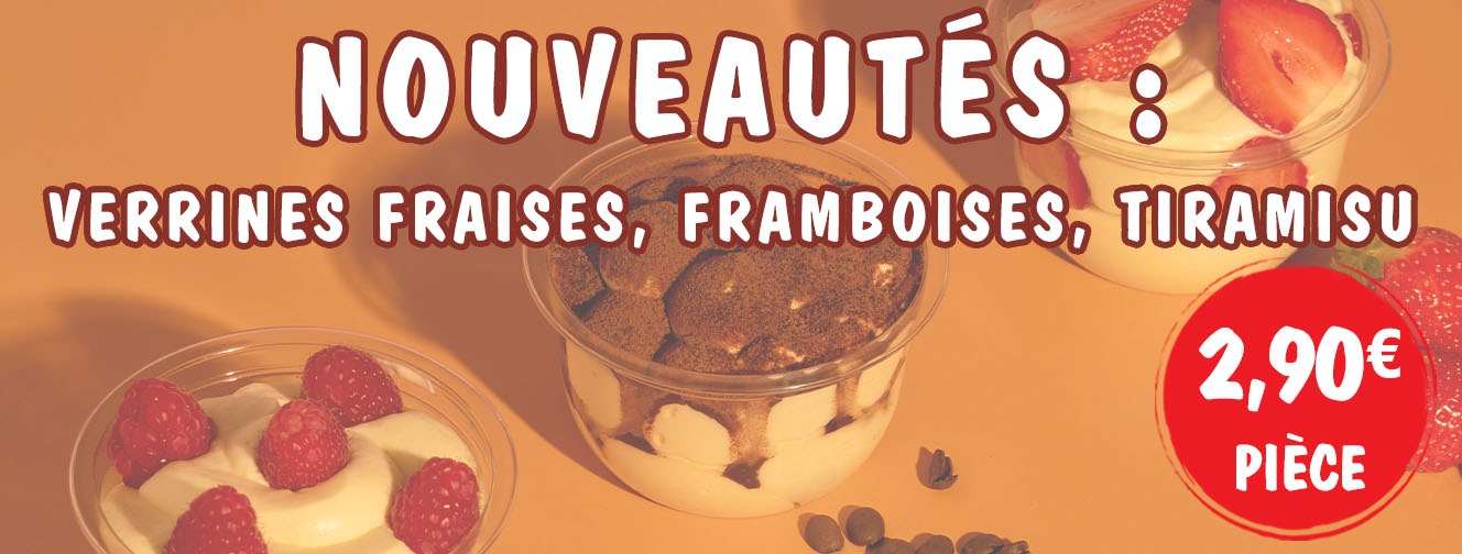 Lancement verrines gourmandes !